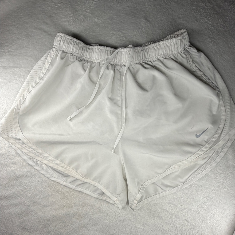 Women's White Nike Dri-Fit Shorts